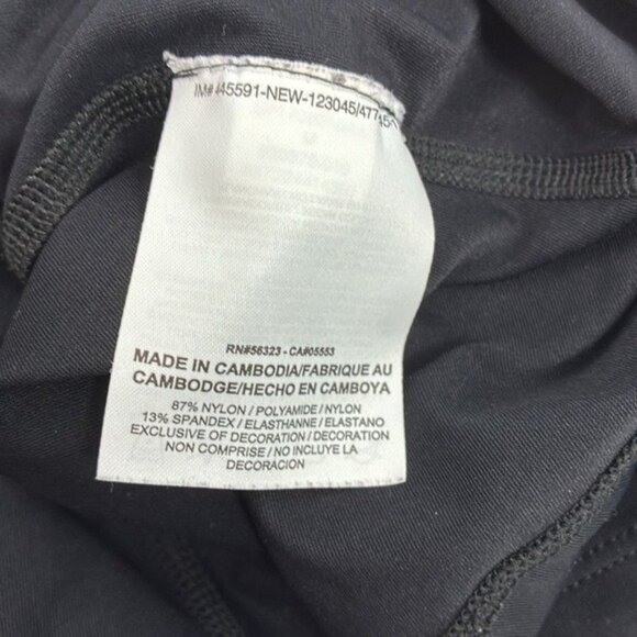 Nike Athletic Tank Top Womens Size M Black Dri-Fit Lightweight Activewear - Picture 7 of 8